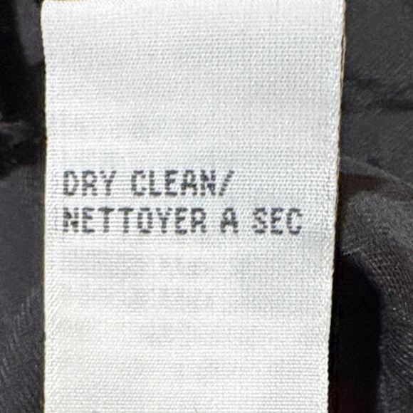 Calvin Klein Black Burnt Velvet Sleeveless Dress with Red Silk Blend Lining Sz 4 - Picture 8 of 8